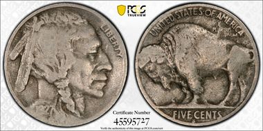 1927-S 5C 2 Feathers FS-401 G6