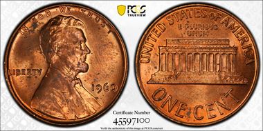 1960 1C Small Date MS63RB