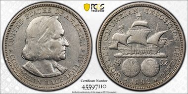 1892 50C Columbian N1