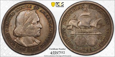 1893 50C Columbian N1