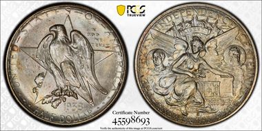 1938-S 50C Texas MS67+