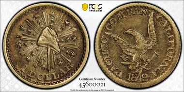 1849 G$1 Pacific Company AU55