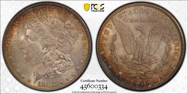 1882 $1 MS64