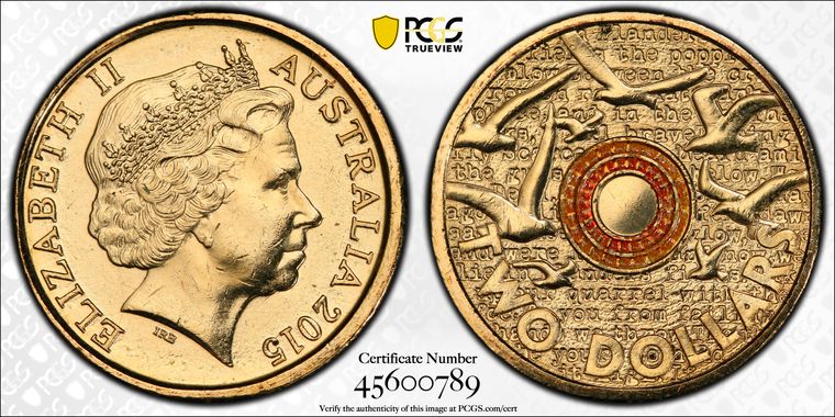 Cert 45600789 - Coin Image