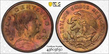 1962-Mo 5C KM-426 Brass MS64