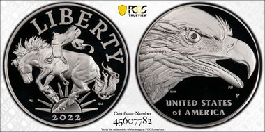 2022-P Medal American Liberty First Strike PR70DCAM
