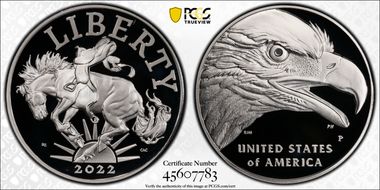 2022-P Medal American Liberty First Strike PR70DCAM
