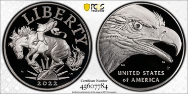 2022-P Medal American Liberty First Strike PR70DCAM