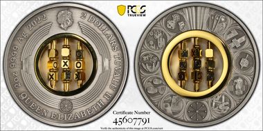 2022-P $2 Games Through the Ages Antique Finish MS70