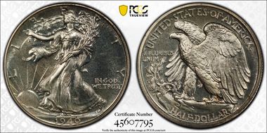 1940 50C PR67+ 