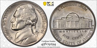 1941-S/S 5C Large S, RPM FS-502 AU58