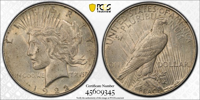 Cert 45609345 - Coin Image