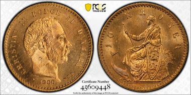 1900 VBP 10 Kr KM-790.2  Au MS65