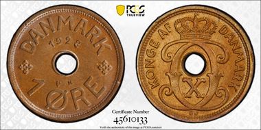 1928 N; GJ Øre MS64BN