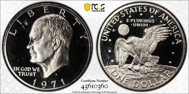 1971-S $1 Silver PR68CAM