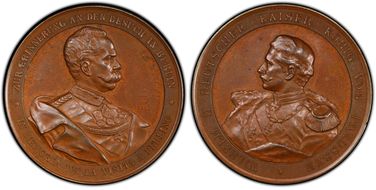 1889 Medal Marienburg-6903 Bronzed AE SP64
