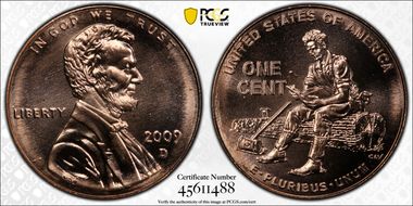 2009-D 1C Lincoln-Formative Years MS66RD