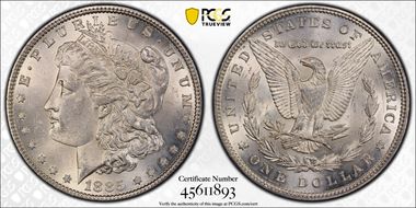 1885 $1 MS62