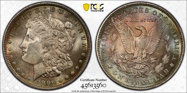 1896 $1 MS64