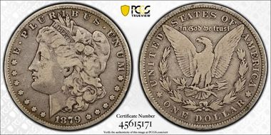 1879 $1 VG10