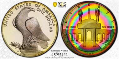 1984-S $1 Olympic PR68DCAM