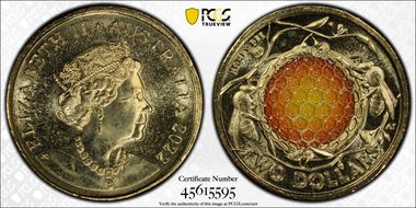 2022 $2 Honey Bee Colorized MS66