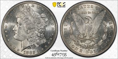 1882-S $1 MS63