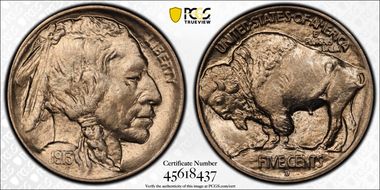 1913-D 5C Type 1 MS65