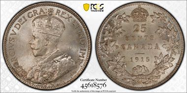1915 25C MS65+