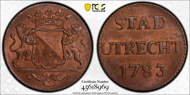 1783 Duit KM-91 MS64RB