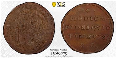 1606 Jeton Dugn-3611 Dordrecht MS63BN