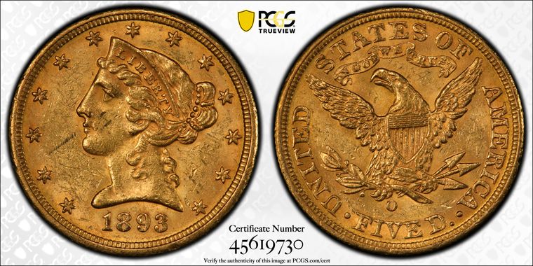 Cert 45619730 - Coin Image