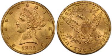 1885-S $10 MS63