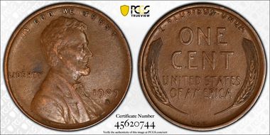 1909-S VDB 1C XF45BN