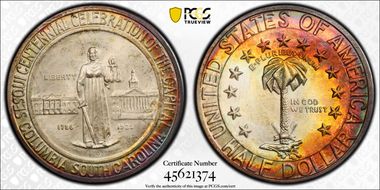 1936-D 50C Columbia MS68+