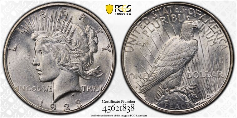 Cert 45621838 - Coin Image