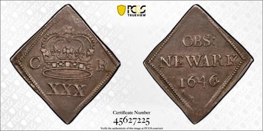 1646 1/2 Cr S-3140A Newark AU53