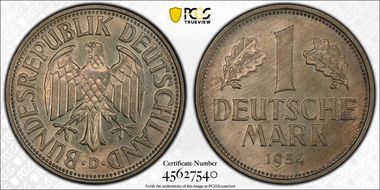 1954-D Mark MS64