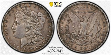 1889 $1 AU55