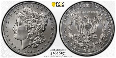 2021-CC Privy $1 Morgan Dollar 100th Anniversary MS69
