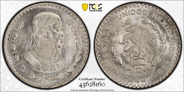 1965-Mo Peso KM-459 MS65