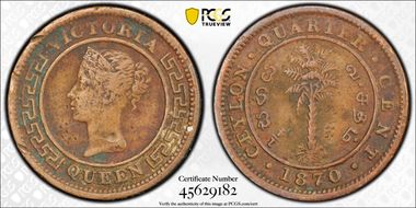 1870 1/4C N1BN