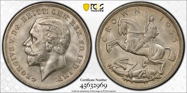 1935 Crown S-4048 .500 Silver MS64