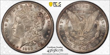 1892-O $1 MS62
