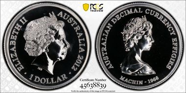 2012 $1 Decimal Effigies - Machin SP68