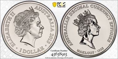 2013 $1 Decimal Effigies - Maklouf MS69