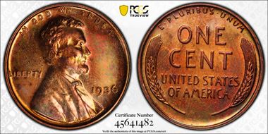 1936 1C Brilliant PR64RB