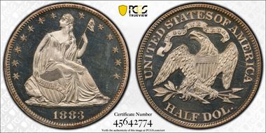 1883 50C PR64DCAM