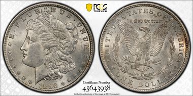 1896 $1 MS62