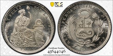 1905-JF Dinero KM-204.2 MS66